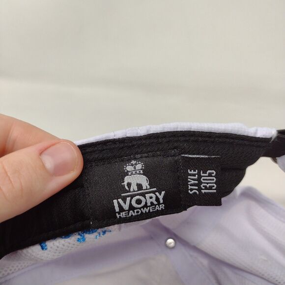 Albertson's Boise Open Presented by Chevron Slideback Hat White OS Polyester - Picture 8 of 9